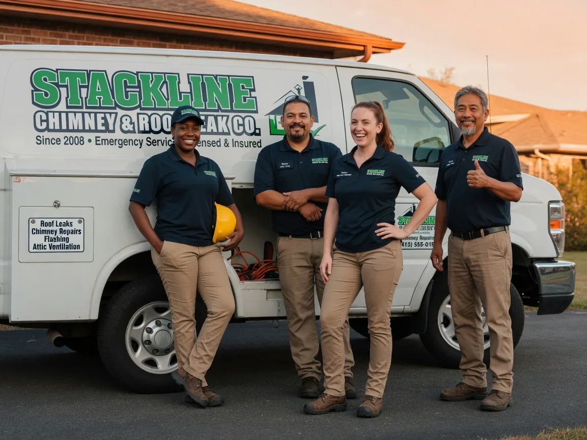 Chimney flashing repair company in Bullock, NC